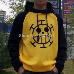 New One Piece the Surgeon of Death Trafalgar Law Trafalgar Law COS Cosplay Hoodied Hoodie Jacket coat tops doctor Cosplay242W