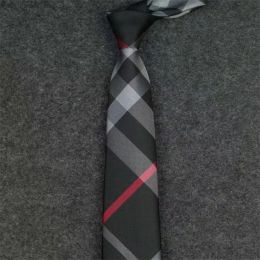 Designer 2024 Nuovi uomini lega la cravatta di seta di moda 100% cravatta jacquard classica intrecciata fatta a mano per cravatte casual e affari di matrimonio con scatola originale GS231
