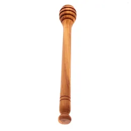 Spoons Wooden Honey Dipper Sticks Mixing Stirrer Jam Stirring Stick Syrup Stir Comb Spoon Pot