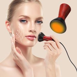 Face Massager Electric Bian Stone Guasha Massager Face Gua Sha Tool Natural Stone Massage Skin Scraping Neck Eye Lifting Beauty Spa 231220