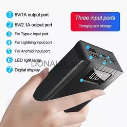 Cell Phone Power Banks 2023 GYSO Power Bank 30000mAh Portable Charging Poverbank Mobile Phone External Battery Fast Charger Powerbank For 13 J231220