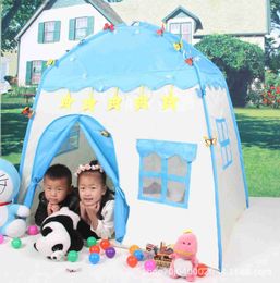 Toy Tents Children's Tent Flowers Stars Kid Bed Tent Baby Games Storage Toy House Princess Tent Indoor Entertainment Children's Home Q231220