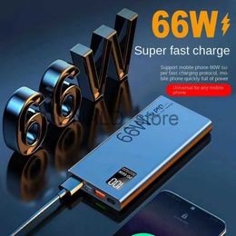 Cell Phone Power Banks Large Capacity 20000mah 30000mah Powerbank 66W Super Fast Charge Power Bank Power Bank for All Mobile Phones Super Fast Charging J231220