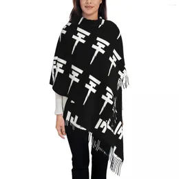 Scarves Tokio-el Scarf For Women Fall Winter Pashmina Shawl Wrap Large With Tassel Ladies