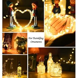 1 Pack, Waterproof Fairy Lights,118.1inch/3M, Battery Operated Copper Wire Decorative String Light, Party Decorations, Garden YardDecor, Home Room Scene Decor