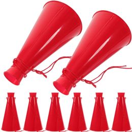 10 Pcs Loudspeaker Portable Outdoor Mega Phone Microphones Trumpet Horn Toy Plastic Party Noise Makers Megaphones Toddler 231220