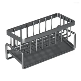 Kitchen Storage Sponge Frame Holder Stainless Steel Drain Tray For Organization High Quality Sink