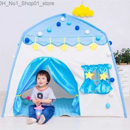 Toy Tents Kids Play Game Tent House Princess Secret Castle Indoor Outdoor Toys Girls Boys Portable Foldable Playhouse Toy For Children Q231220