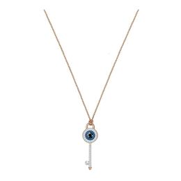 Swarovski colar designer feminino original de alta qualidade pingente colares das mulheres rosa ouro azul pingente colar corrente