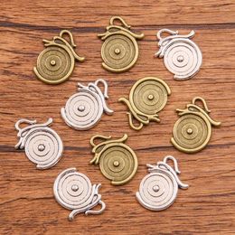 Charms 30PCS 14 18mm 2 Colour Wholesale Metal Alloy Snail Crawl Animal Pendant For Jewellery Making DIY Handmade Craft