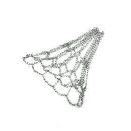 Basketball Net Galvanized Metal Portable Gym Court Playground Sports Chain Training Spare Parts for Adults Teens 231220