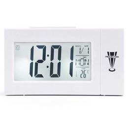 Other Accessories Clocks Decor Home Garden Drop Delivery 2021 1Set Digital Projector Alarm Fm Radio Clock Sn Timer Led Display Wid281k