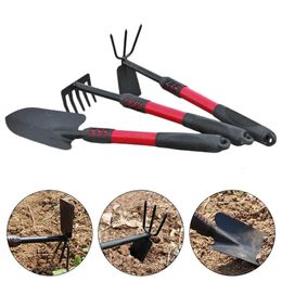 Spade Shovel Gardening Fivetooth H Bonsai Tools Planting Flowers Vegetable Digging Soil Weeding Household 231219