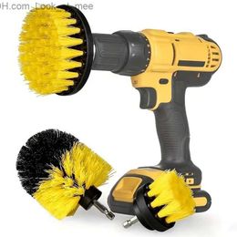 Cleaning Brushes 3pcs Drill Brush Attachment Set Power Scrubber Brush With Drill Scrub Brush For Cleaning Showers Tubs Bathroom Tile Grout Carpet Q231220