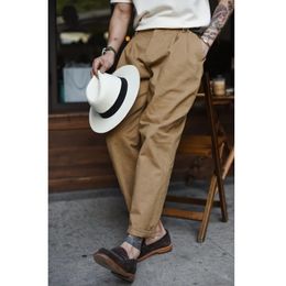 Saucezhan cargo pants men's Chino coat long wearresistant 380g 231220