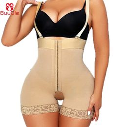 GUUDIA Open Bust Bodysuits Tummy Control Panties with Removable Straps High Waist Shaper Panties Open Crotch Women Shapewear 231220