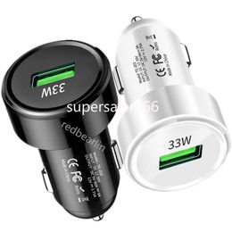 33W Super Fast Quick Charging 3A Car Charger Auto Power Adapters For Iphone 11 12 13 14 15 Pro max Samsung S22 S23 S1 Huawei With Box