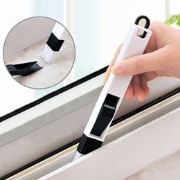 Upgrade Multifunctional Window Door Keyboard Cleaning Brush For Groove Keyboard Cleaner Nook Cranny Dust Shovel Track Tools Accessories