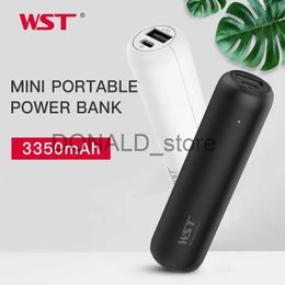 Cell Phone Power Banks WST 3350mAh Mini Power Bank with USB Port For iPhone Samsung Xiaomi External Battery Portable Phone Charger Fast Charging J231220