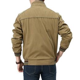 Jaquetas Masculinas Plus Size S-5XL Primavera Outono Jaqueta Homens 100% Algodão Cor Sólida Corduroy Patchwork Stand Collar Slim Business Jackets Masculino CoatL231026