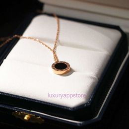 luxury Designer necklaces rose gold titanium steel high quality necklace ladies fashion net red ins simple temperament hundred matching gift