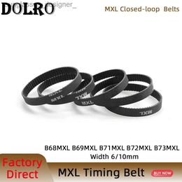 Belts 5/10pcs MXL Timing belt B68 B69 B71 B72 B73 Width 6/10mm Teeth 68 69 71 72 73 Synchronous belt 54MXL 55MXL 57MXL 58MXL 58.4MXLL231220