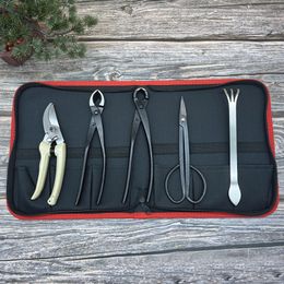 Pruning Tools Bonsai Tool Set Professional Ball Joint Pliers Of Leaf Bud Fork Branch Shears Home Garden 231219