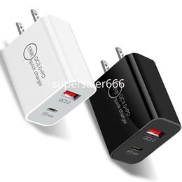 20W 18W 12W 2.4A Eu US AC Home Travel USB C Wall Charger PD Chargers Adapter For Iphone 11 12 13 14 15 Samsung S22 S23 htc S1