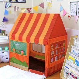 Toy Tents Toys House For Children's Tent Game Play Tents for Girls Boys Bakery Dessert House New Year Gift For Kid Toy Tents Q231220