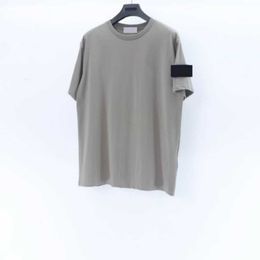 Stones Island T Shirt Summer Menswear Breathable Loose Letter Print Lovers Street Fashion Varsity fashion 100% cotton T-shirt yy21