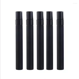 Storage Bottles 50pcs Perfume Bottle Empty Refillable Black Glass 5ml10ml Cosmetic Packaging Spray Pump Atomizer Fragrance Small Sample