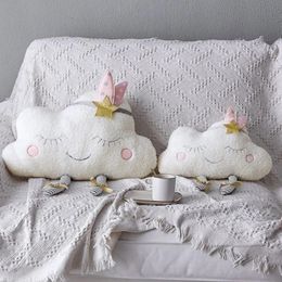 Cushion Cloud Baby Decorative Cushion for Sofa Chair Plush Toys Stuffed Doll Kids Room Decor Throw Pillows Car Back Cushions 231220