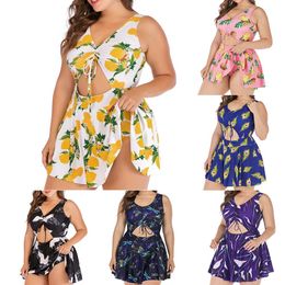 Wear Plus Size Swimwear Women OnePiece Push Up Large Size Swimsuit Skirt Big Size Swimdress Swimming Suit Summer Tankini Dress 5XL