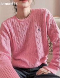Women's Knits Tees Winter New Long Sleeve Vintage Twist Knitted Sweater Women Pink Grey Black Baggy Knitwear Pullover Jumper Female Clothing G26367