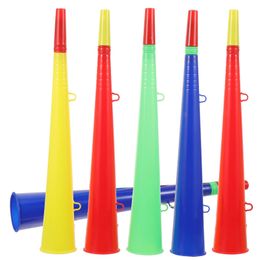 6Pcs Sports Game Trumpet Stadium Horns Soccer Fans Trumpet Kids Toys Cheering Props Horn Noise Maker for Party Concert 231220