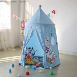 Toy Tents Cute Children's Tent Indoor Game House Household Baby Supplies Prince Princess Castle Baby's Small House Entertainment Toys Q231220