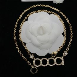 Letter Pendants Necklaces Designer Lady Chains Heart Neckwear Pearls Necklace Men Jewellery Chain Rose Gold Rope Tennis Necklaces