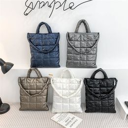 Evening Bags High Quality Space Cotton Handbags for Women Winter Trend Shoulder Crossbody Bags Females Brand Designer Hand Bag 231219