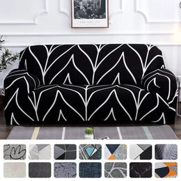 Elastic Sofa Slipcovers Modern Sofa Cover for Living Room Sectional Corner L-shape Chair Protector Couch Cover 1/2/3/4 Seater 231220