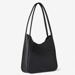 The Row ROSE Park Choi Ying Same Style Underarm Symmetric Tote Genuine Leather One Shoulder Commuter Womens Bag