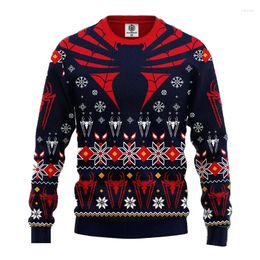 Men's Sweaters Year's Autumn And Winter 3D Printed Animal Graphics Sweater Oversized Pullover Christmas 2024 Women's Tops