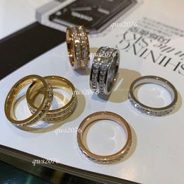 Designer Ring Titanium Steel Non Fading Starry With A Niche Design Diamonds And Cool Style Instagram Tidal Element Index Finger Ring