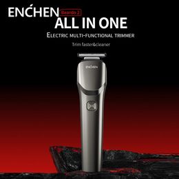 ENCHEN Beardo2 Trimmer Electric Hair Clipper Cutting Machine For Men Type C Rechargeable Grooming Tools 231220