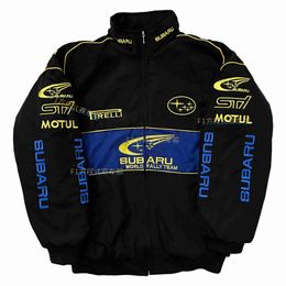 Motorcycle Jerseys F1 Racing Suit Cycling Bike Team Leisure Retro American Style Jacket Fully Embroidered Cotton Clothing Trendy Men's Autumn and Winter