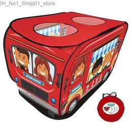 Toy Tents Kids Tent Indoor School Bus Play Tent Kids Playhouse For Indoor And Outdoor Foldable Tent For Kids Interactive And Educational Q231220