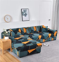 L-shaped Sofa Covers for Living Room Elastic Sofa Slipcovers Couch Cover Stretch Corner Sofa Cover Chaise Longue Cushion Cover 231220