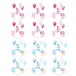 Party Decoration It's A Boy/It's Girl Round Sticker Labels Baptism Gender Reveal Stickers Born Baby Shower Favor Candy Box Gift