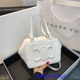 Celins's Designer Shoulder bags online shop 2023 New Triumphal Arch Hexagonal Bag Women's Handbag Small Square One Crossbody With real logo