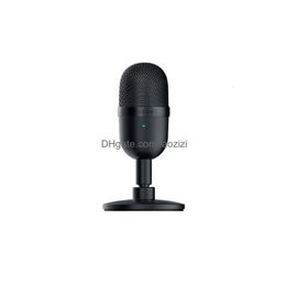 Microphones Seiren Mini Usb Tracompact Condenser Streaming Mic 221115 Drop Delivery Electronics A/V Accessories S Dhqou