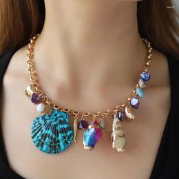 Chains Kenjie Autumn Original Turquoise Flow Su Bohemian Style Necklace Women Europe And The United States Cross-border Fashion Set